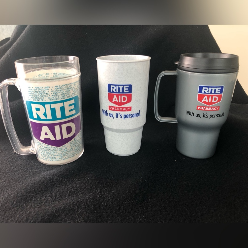Vintage Rite Aid Pharmacy Beverage Mugs